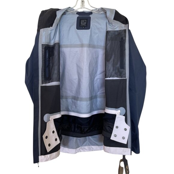 Flylow Women’s Lucy Ski Jacket Size Medium Night Mars Flamingo Hooded Snowboard - Picture 4 of 8